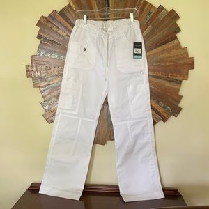Dickies scrub pants, NWT. White.